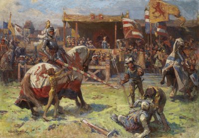 Jousting Tournament by Zygmunt Ajdukiewicz